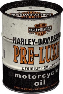 Oelfass-Spardose---HARLEY-DAVIDSON---PRE-LUXE