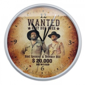Wanduhr---BUD-SPENCER-TERENCE-HILL-WANTED-BEST-DUO-EVER