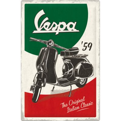 Bild 1 von Blechschild 3D XL - VESPA - THE ORIGINAL ITALIAN CLASSIC