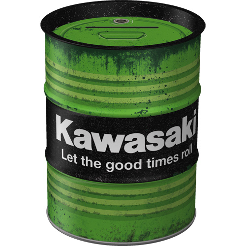 Bild 1 von Oelfass Design Spardose - KAWASAKI - LET THE GOOD TIMES ROLL
