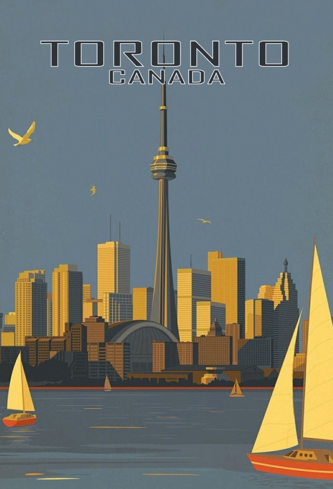 Bild 1 von Blechschild - TORONTO CANADA
