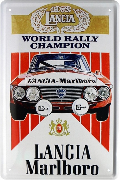 Bild 1 von Blechschild-LANCIA RALLY WORLD CHAMPION 1976