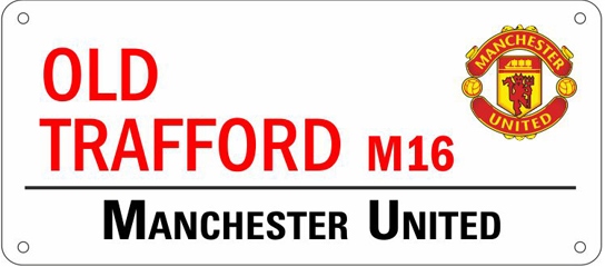 Bild 1 von Blechschild - FC MANCHESTER UNITED - in 2 versch. Farben