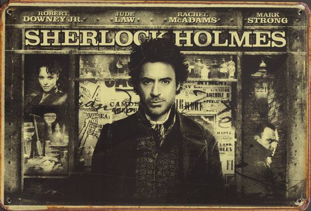 Bild 1 von Rusty Blechschild - SHERLOCK HOLMES - lieferbar in 3 versch. Grössen