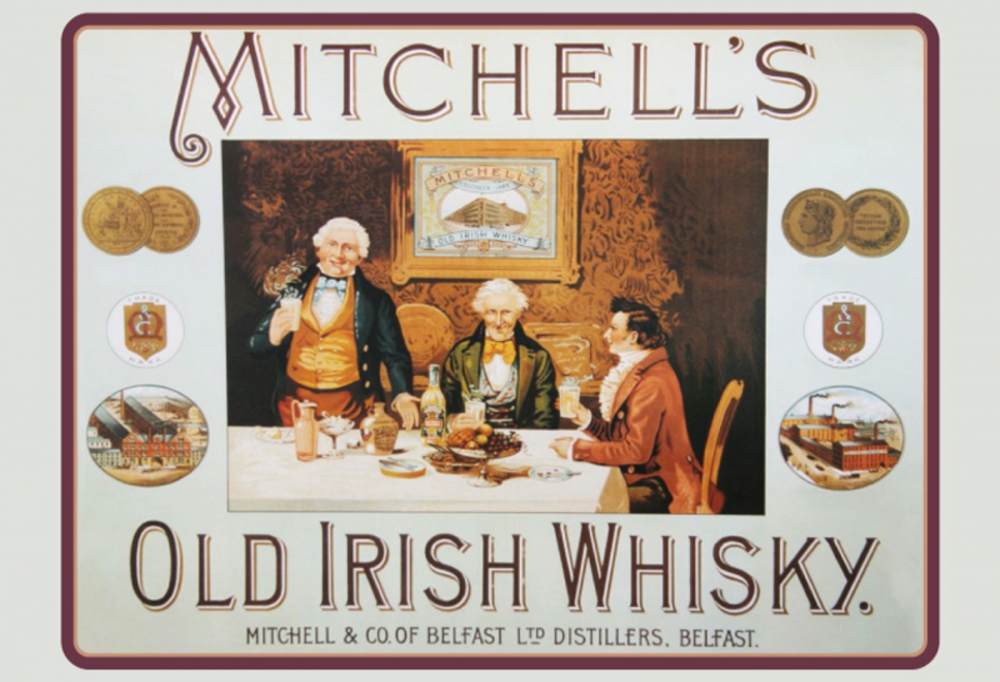 Bild 1 von Blechschild - MITCHELL`S OLD IRISH WHISKY