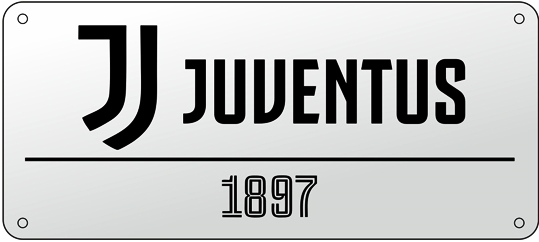 Bild 1 von Blechschild - FC JUVENTUS 1897 IN 2 VERSCH. FARBEN