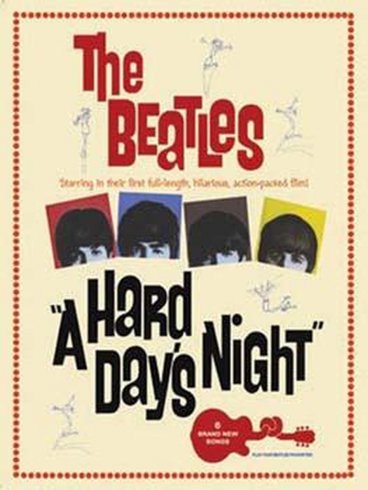 Bild 1 von Blechschild - THE BEATLES - A HARD DAY`S NIGHT - in 3 versch. Grössen