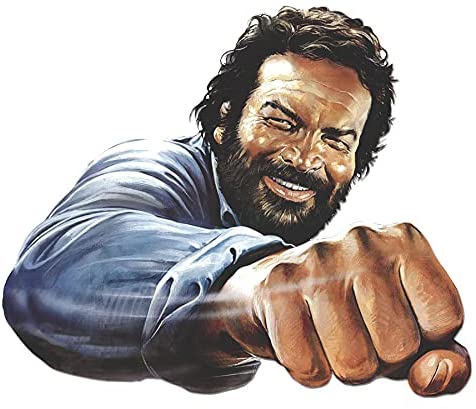 Bild 1 von Blechschild 3D - BUD SPENCER - FAUST - 45 X 45 CM