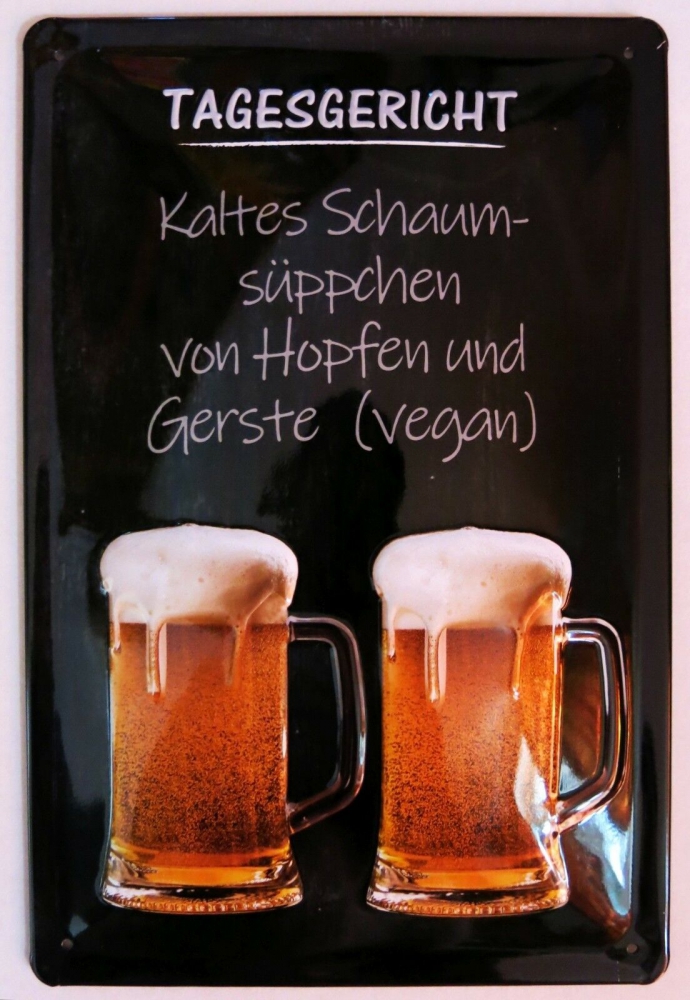 Bild 1 von Blechschild 3D - TAGESGERICHT - BIER