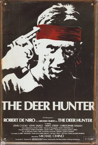 Bild 1 von Rusty Blechschild - THE DEER HUNTER - lieferbar in 3 versch. Grössen