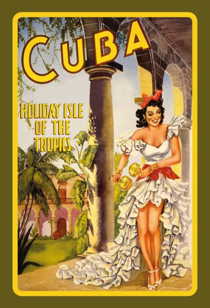 Bild 1 von Blechschild - CUBA - HOLIDAY ISLE OF THE TROPIC