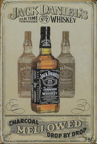 Bild 1 von Rusty Blechschild - JACK DANIEL`S - CHARCOAL MELLOWED DROP BY DROP