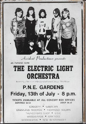 Bild 1 von Rusty Blechschild - ELECTRIC LIGHT ORCHESTRA P.N.E. GARDENS-lieferbar in 3 versch. Grössen