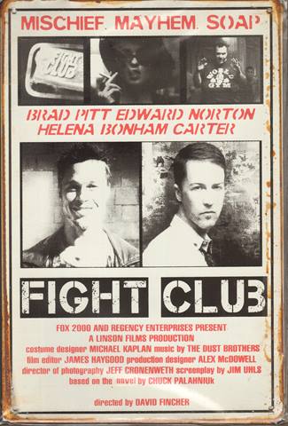 Bild 1 von Rusty Blechschild - FIGHT CLUB - lieferbar in 3 versch. Grössen