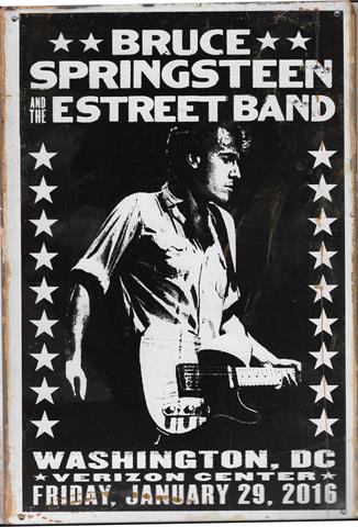 Bild 1 von Rusty Blechschild - BRUCE SPRINGSTEEN & ESTREET BAND- in 3 versch. Grössen lieferbar