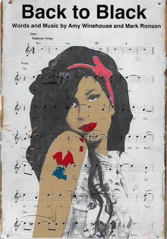 Bild 1 von Rusty Blechschild - AMY WINEHOUSE - BACK TO BLACK MUSIC ART