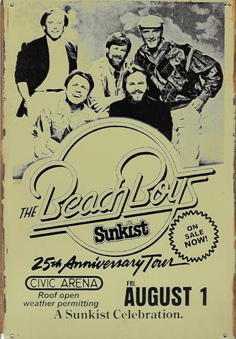 Bild 1 von Rusty Blechschild - BEACH BOYS - 25TH ANNIV. TOUR - IN 3 VERSCH. GRÖSSEN