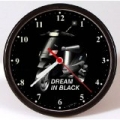 Wanduhr - ROLLER DREAM IN BLACK