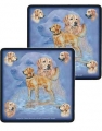 2-er Set Untersetzer - HUNDE - GOLDEN RETRIEVER