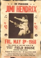 Concert Poster - JIMI HENDRIX NORMAN OKLAHOMA