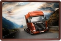 Blechschild - SCANIA TRUCK ROT