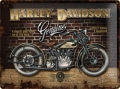 Nostalgie Blechschild - HARLEY DAVIDSON - BRICK WALL