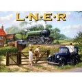 Nostalgie Blechschild - L-N-E-R TRAIN SPOTTERS