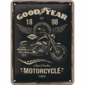 Blechschild 3D - GOODYEAR MOTORCYCLE - EST 1898