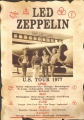 Concert Poster - LED ZEPPELIN - US TOUR 1977