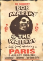 Concert Poster - BOB MARLEY & THE WAILERS A PARIS