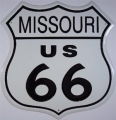 Nostalgie Blechschild - US ROUTE 66 MISSOURI