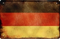 Rusty Blechschild - DEUTSCHLAND