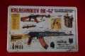 Blechschild - KALASHNIKOV AK-47
