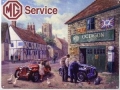 Nostalgie Blechschild - MG SERVICE