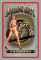 Blechschild - NOTHING BUTT CHOPPERS PINUP GIRL