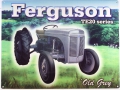 Blechschild - FERGUSON TRACTOR TE20 SERIES-OLD GREY