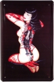 Blechschild - TATTOO PIN UP GIRL