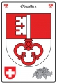 Blechschild - WAPPEN OBWALDEN