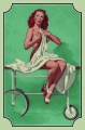 Blechschild - PIN UP GIRL IM KRANKENHAUS