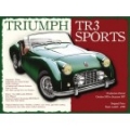 Nostalgie Blechschild - TRIUMPH TR 3 SPORTS-IN 3 VERSCH. GRÖSSEN