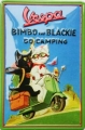 Nostalgie Blechschild - VESPA - CAMPING - BIMBO UND BLACKIE