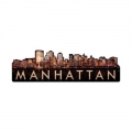 Blechschild - SKYLINE VON MANHATTAN