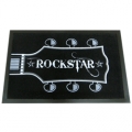 Fussmatte - ROCKSTAR - BLACK - 40 X 60 CM