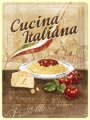 Nostalgie Blechschild - CUCINA ITALIANA