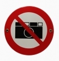 Emailleschild - FOTOGRAFIEREN VERBOTEN