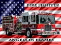 Blechschild - FIRE FIGHTERS USA