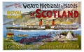 Nostalgie Blechschild - SCOTLAND BY THE ROYAL MAIL STEAMERS