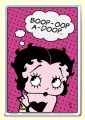 Blechschildkarte - BETTY BOOP - PINK - BOOP