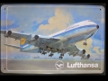 Blechschild - BOING 747 LUFTHANSA