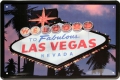 Blechschild - WELCOME TO FABULOUS LAS VEGAS